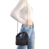 Vienna Top Handle Crossbody Bag - Dark Grey - Space to Show