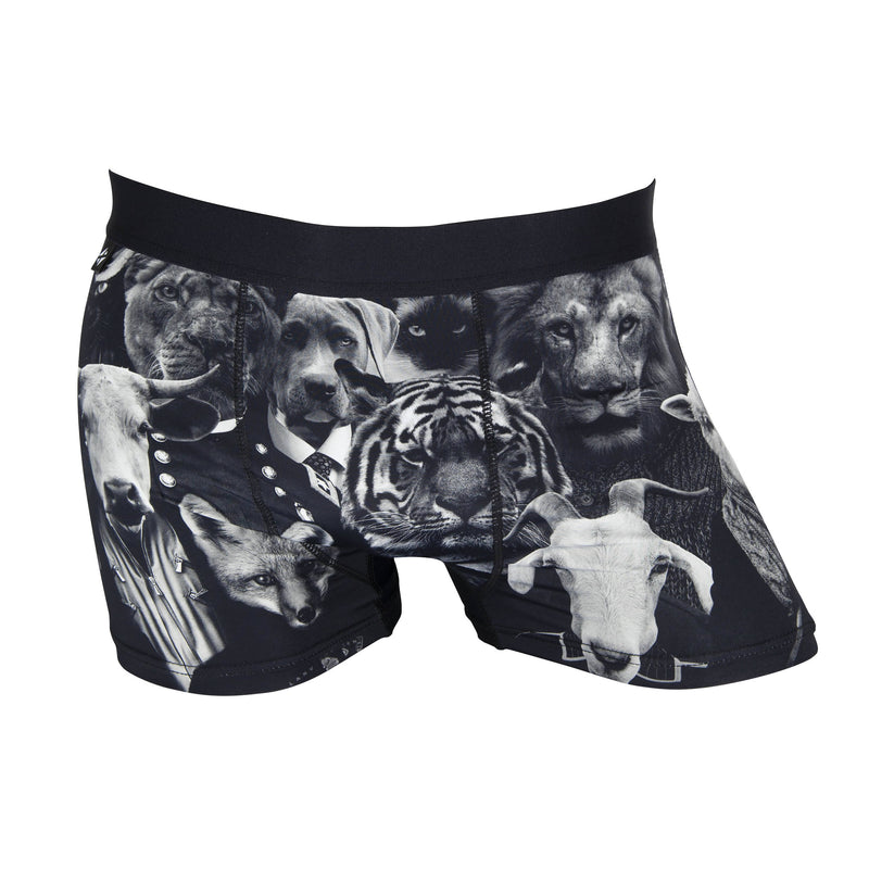 Men's boxer briefs / No.: UN17028 / Design title: animal gangsters - Space to Show