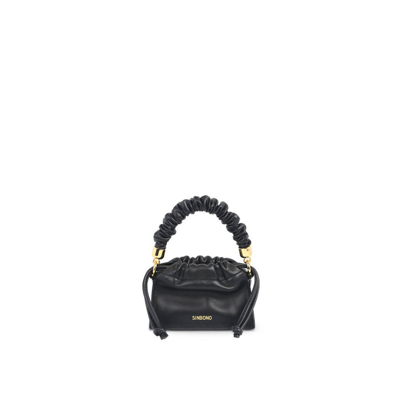 Mini Drawstring Handbag - Black - Space to Show